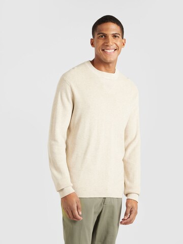Hackett London Свитер в Бежевый: спереди
