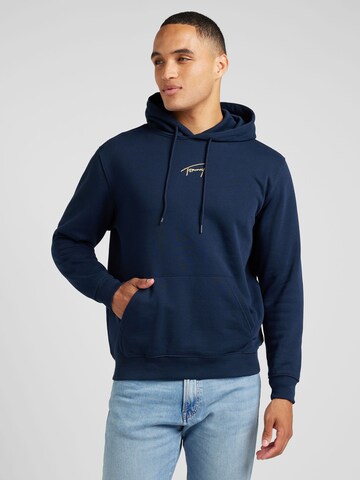 Tommy Jeans Sweatshirt in Blauw: voorkant