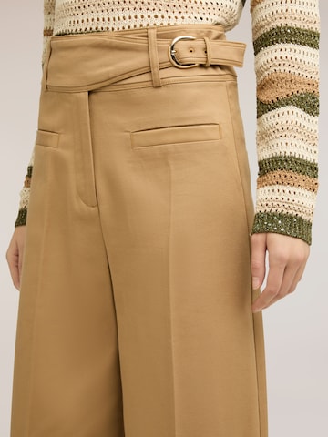 Wide leg Pantaloni di MOTIVI in beige