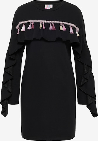 Robe IZIA en noir : devant