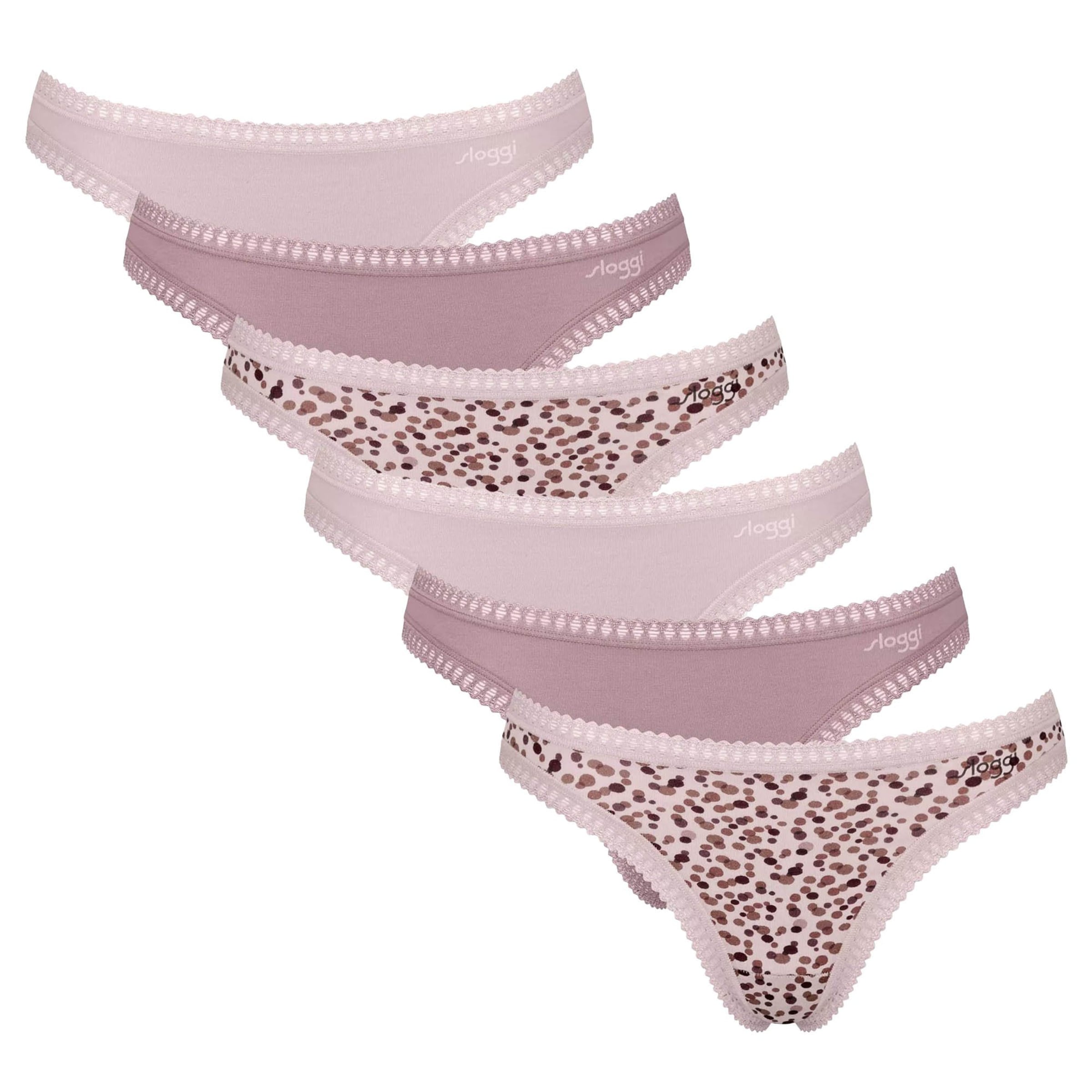 SLOGGI String in Pink: front