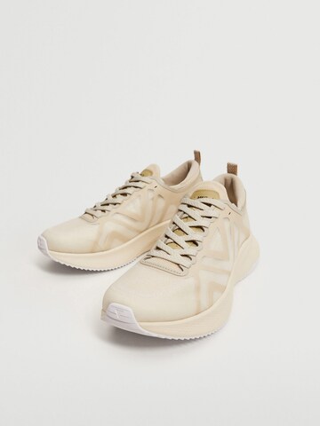 MANGO Sneakers 'Pulse' in Beige