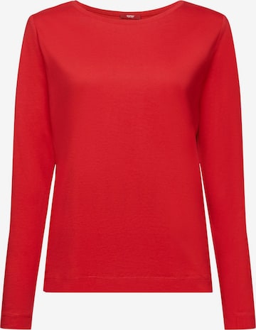 ESPRIT Shirt in Rood: voorkant