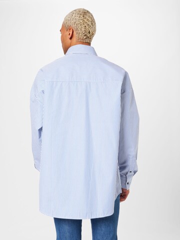 DIESEL Comfort fit Button Up Shirt 'DOUBER' in Blue