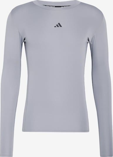 XS dydžio Sportiniai marškinėliai iš ADIDAS PERFORMANCE, spalva – pilka / juoda, Prekių apžvalga