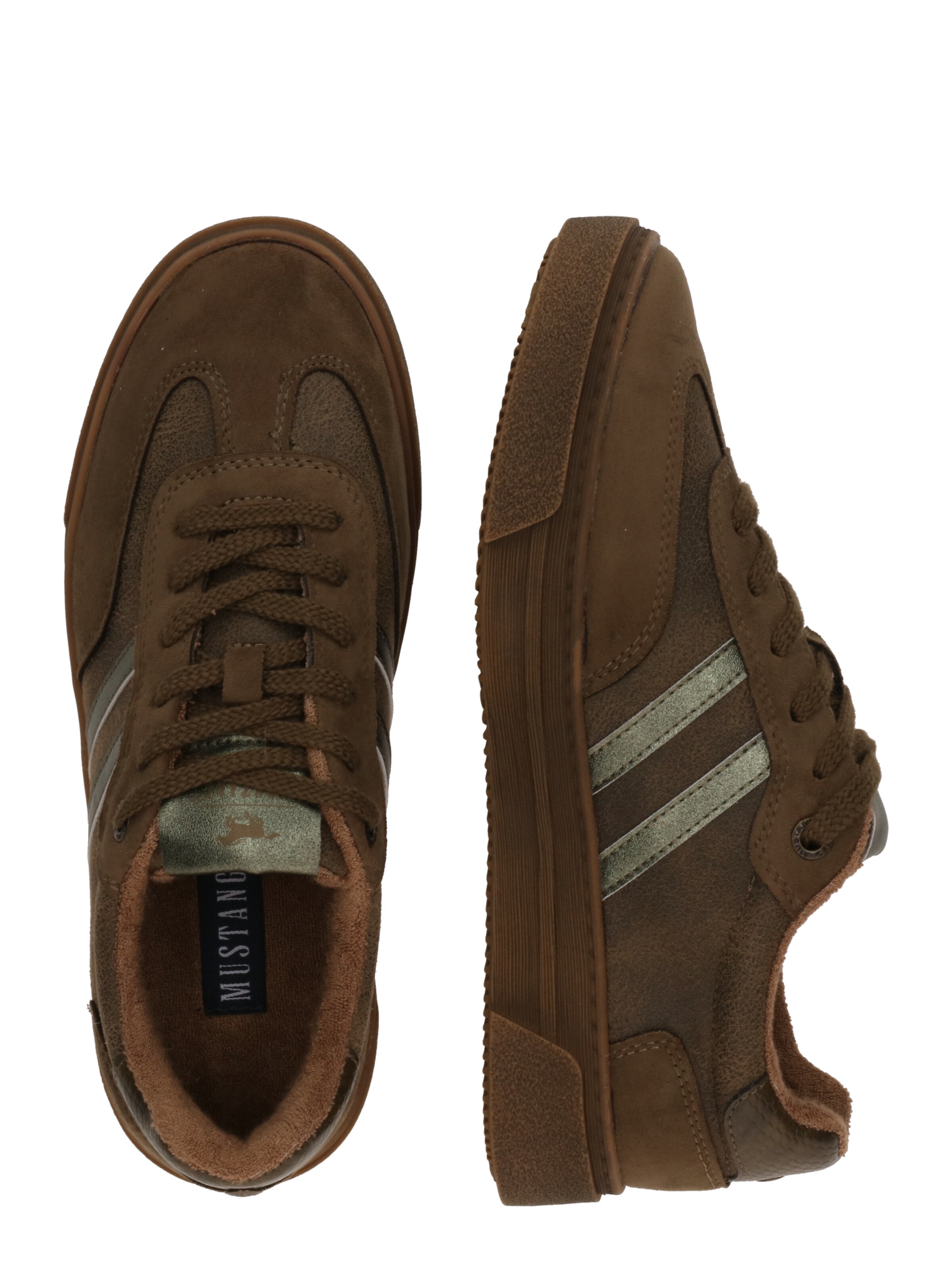 MUSTANGNiske tenisice - zelena boja