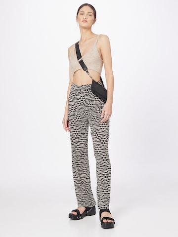 Monki Regular Pants in Black