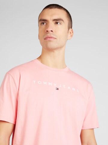 Tommy Jeans Μπλουζάκι σε ροζ