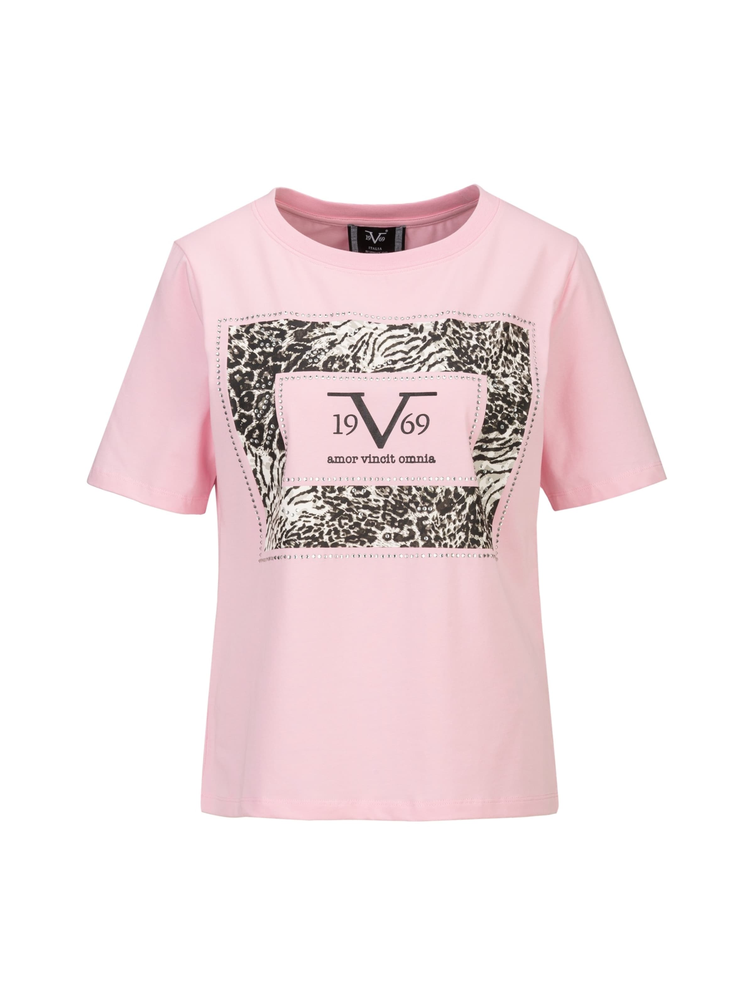 19V69 ITALIA Shirt 'Bellara' in Roze: voorkant