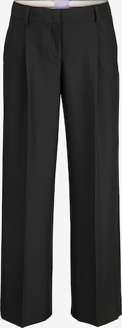 juoda JJXX Plačios klešnės Klostuotos kelnės 'JXNAOMI ELLIS': priekis