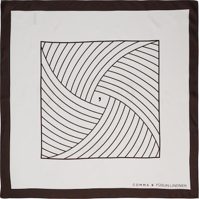 COMMA Tuch in schwarz / offwhite, Produktansicht