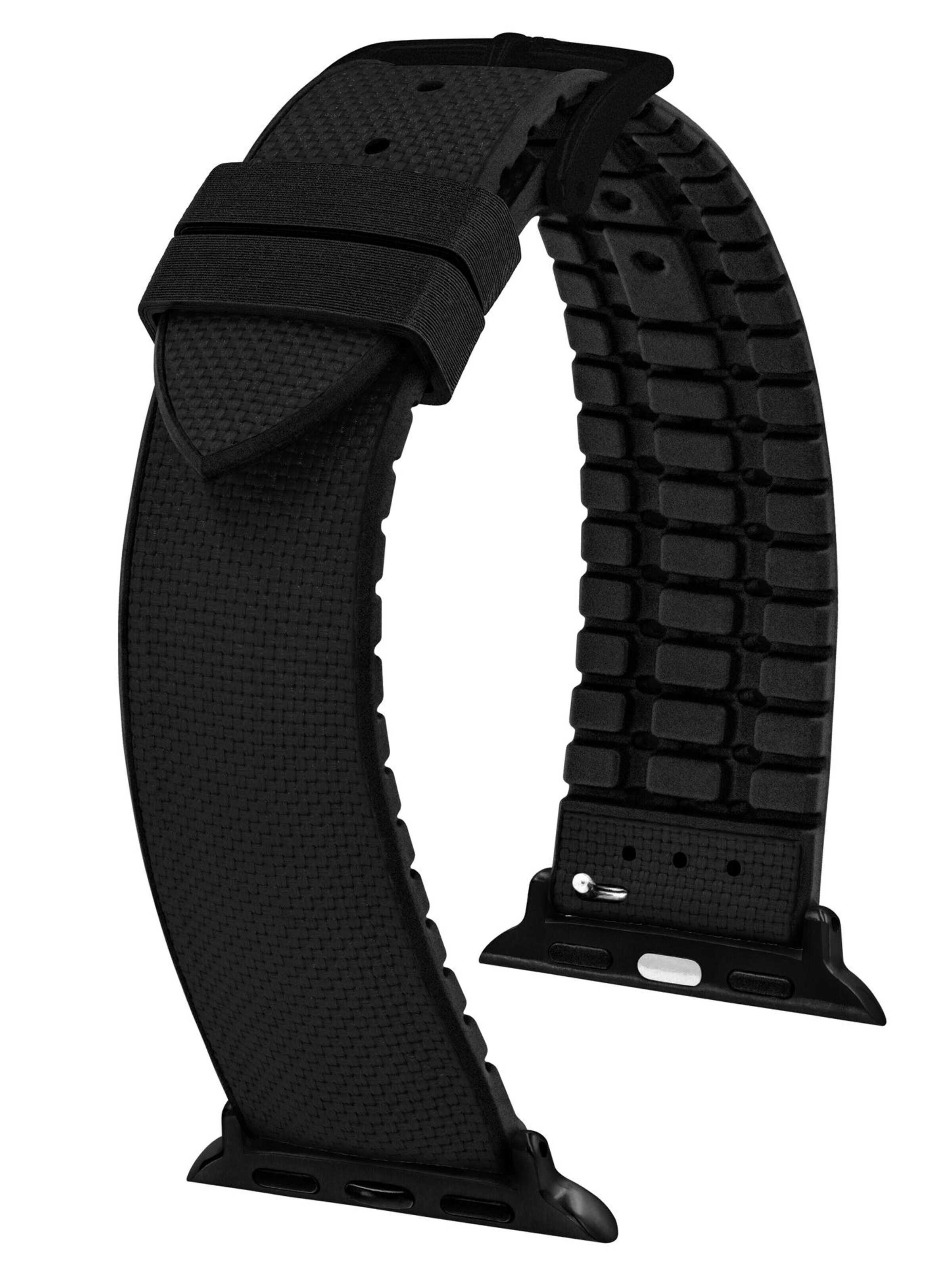 HIRSCH Armbänder - Reloj digital 'Arne for Apple Watch' en negro