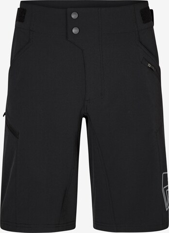 ZIENER Regular Workout Pants 'NONUS' in Black: front