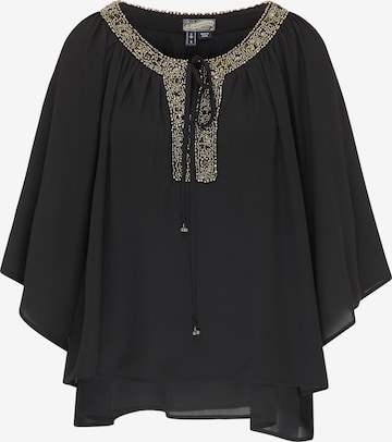 DreiMaster Vintage Tunic in Black: front