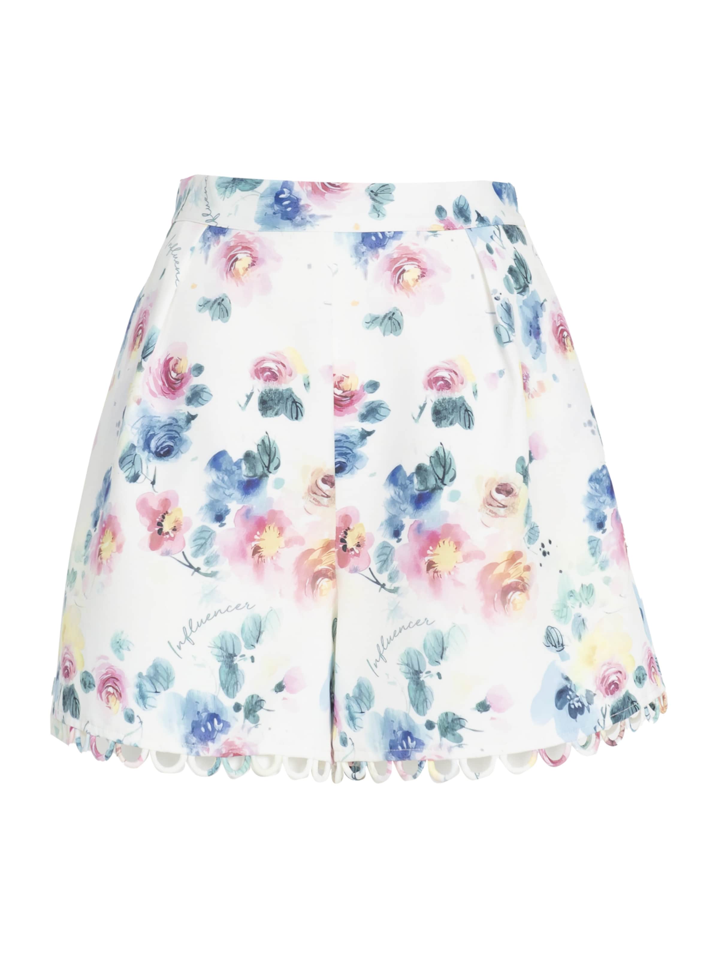 Influencer Voľný strih Nohavice - Zmiešané farby: predná strana