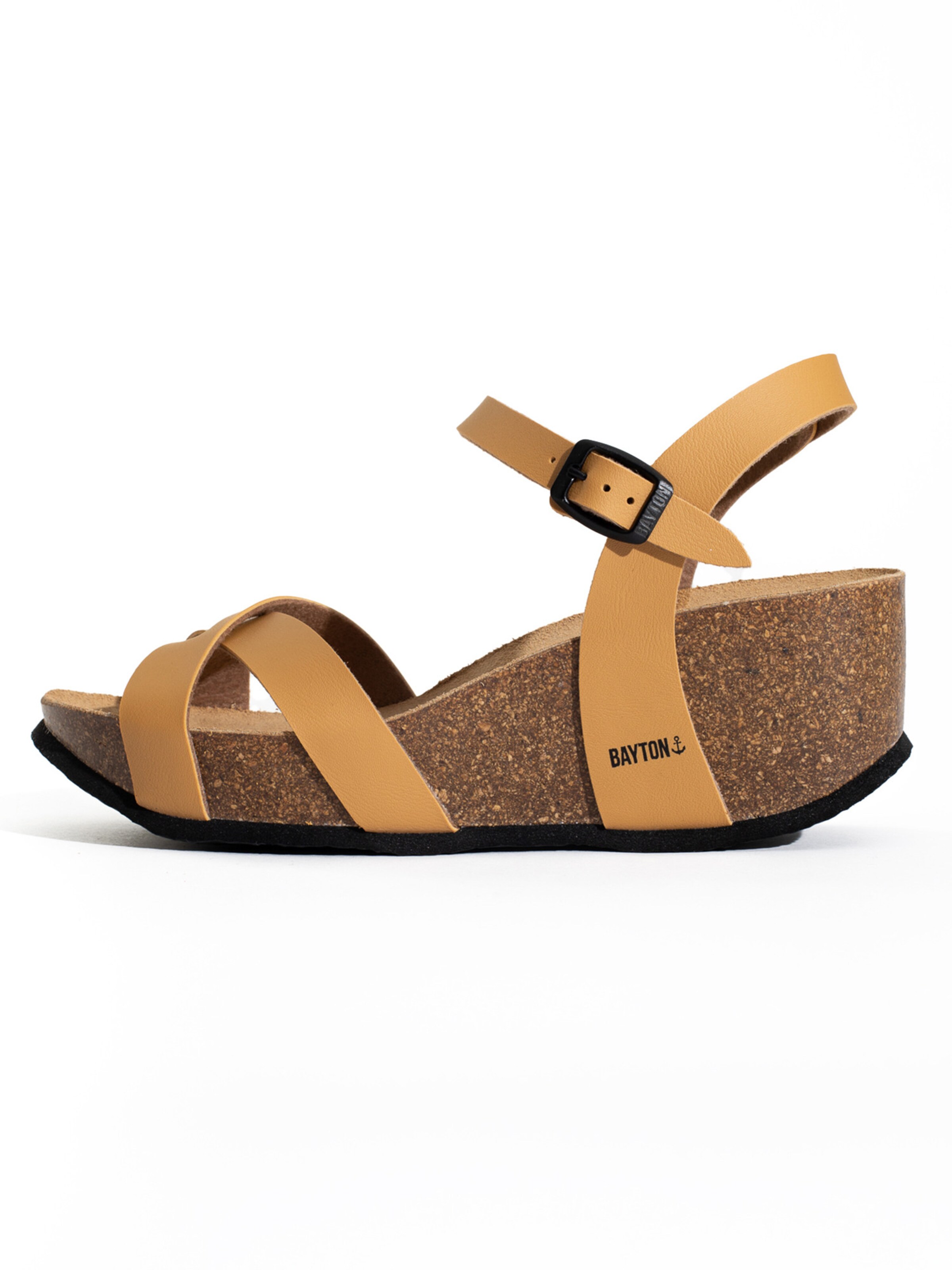 Sandale &#x27;Venus&#x27; de la Bayton pe portocaliu: față