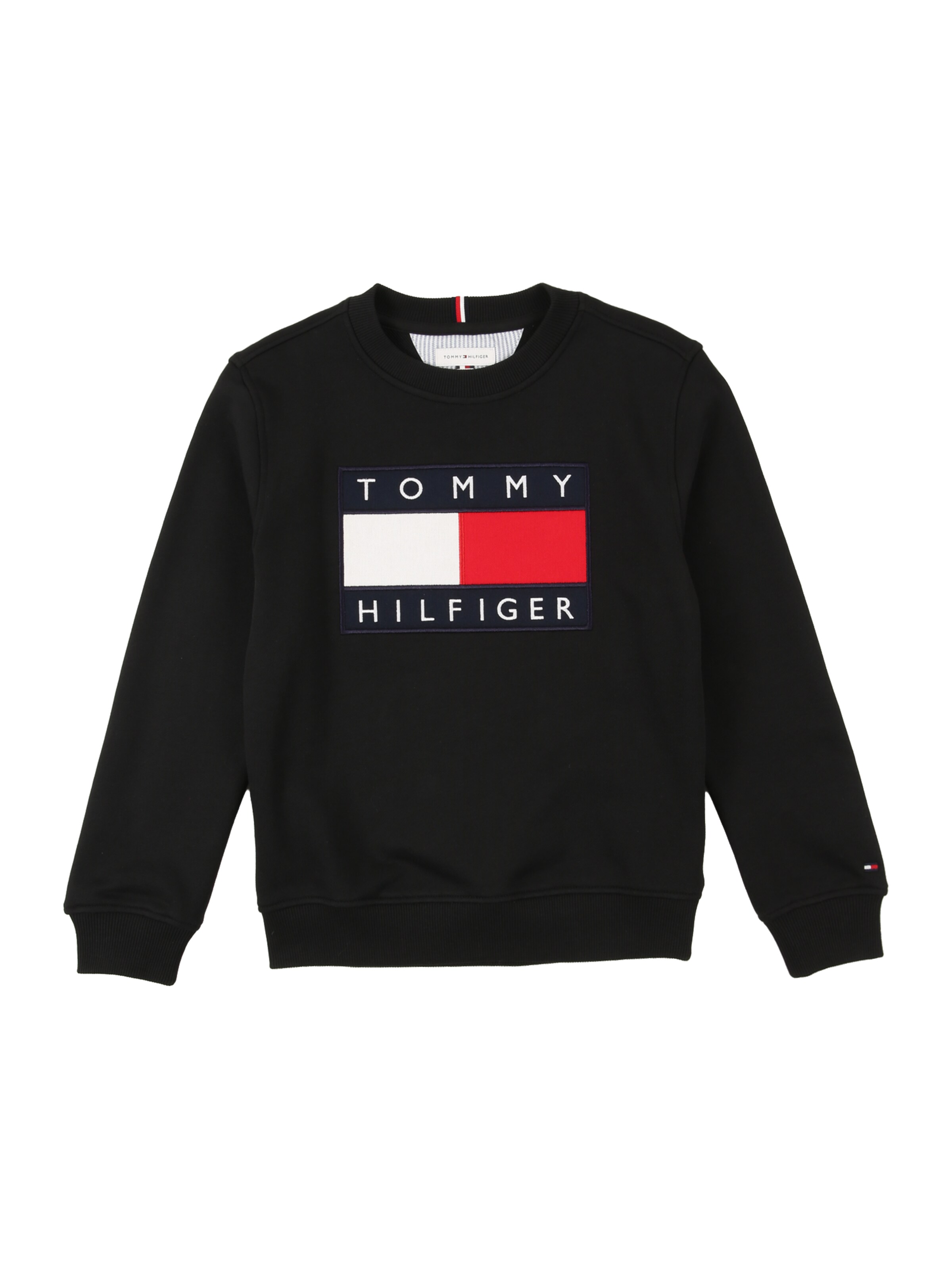 TOMMY HILFIGER Свитшот 'Heritage' в Черный: спереди