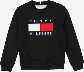 TOMMY HILFIGER Свитшот 'Heritage' в Черный: спереди