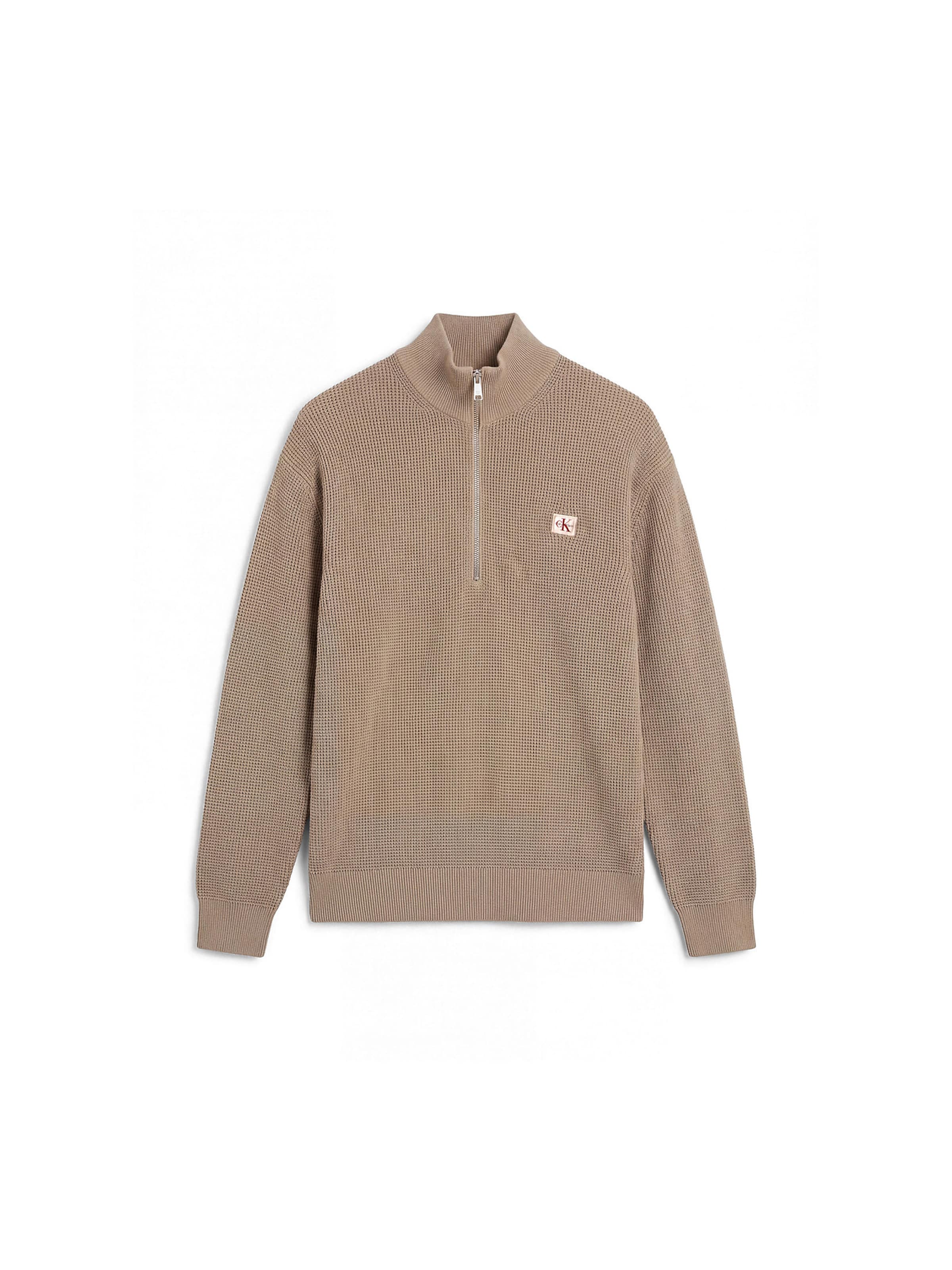Calvin Klein Jeans Pullover in XXS in hellbraun, Produktansicht