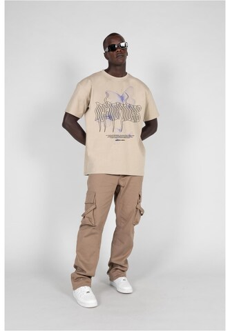 MJ Gonzales T-Shirt 'Metamorphose V.5' in Beige
