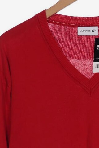 LACOSTE Pullover XXL in Rot