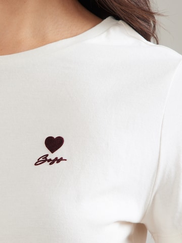 BOSS Paita 'C_Elove_1' värissä valkoinen