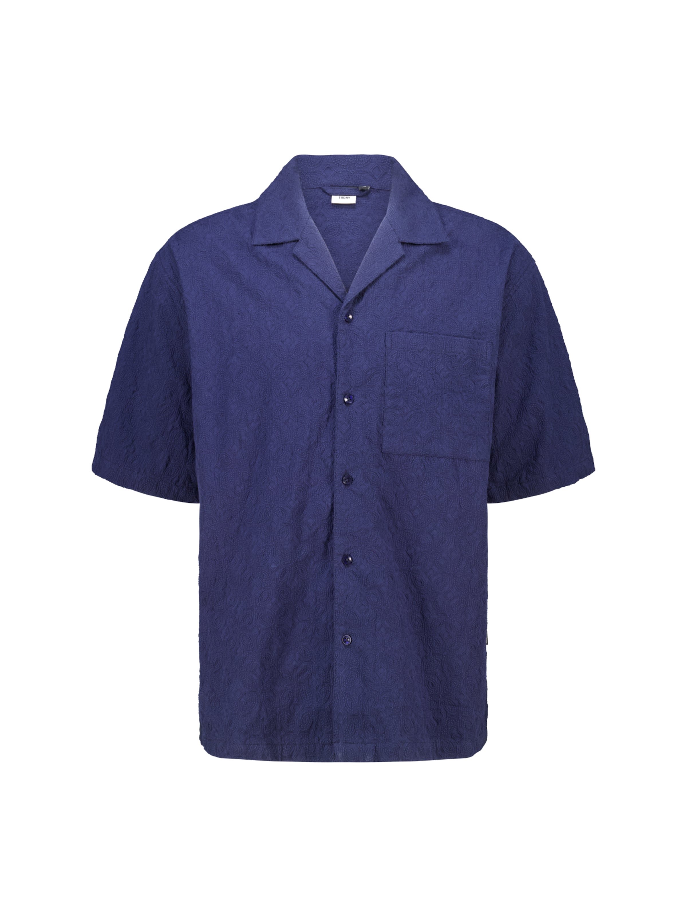 Coupe regular Chemise America Today en bleu : devant