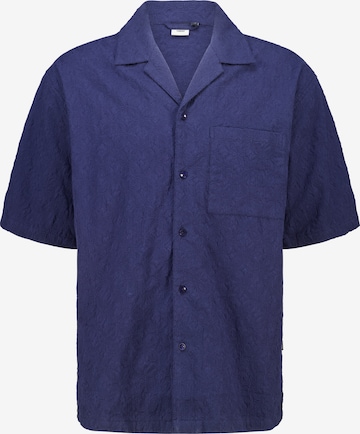 Coupe regular Chemise America Today en bleu : devant