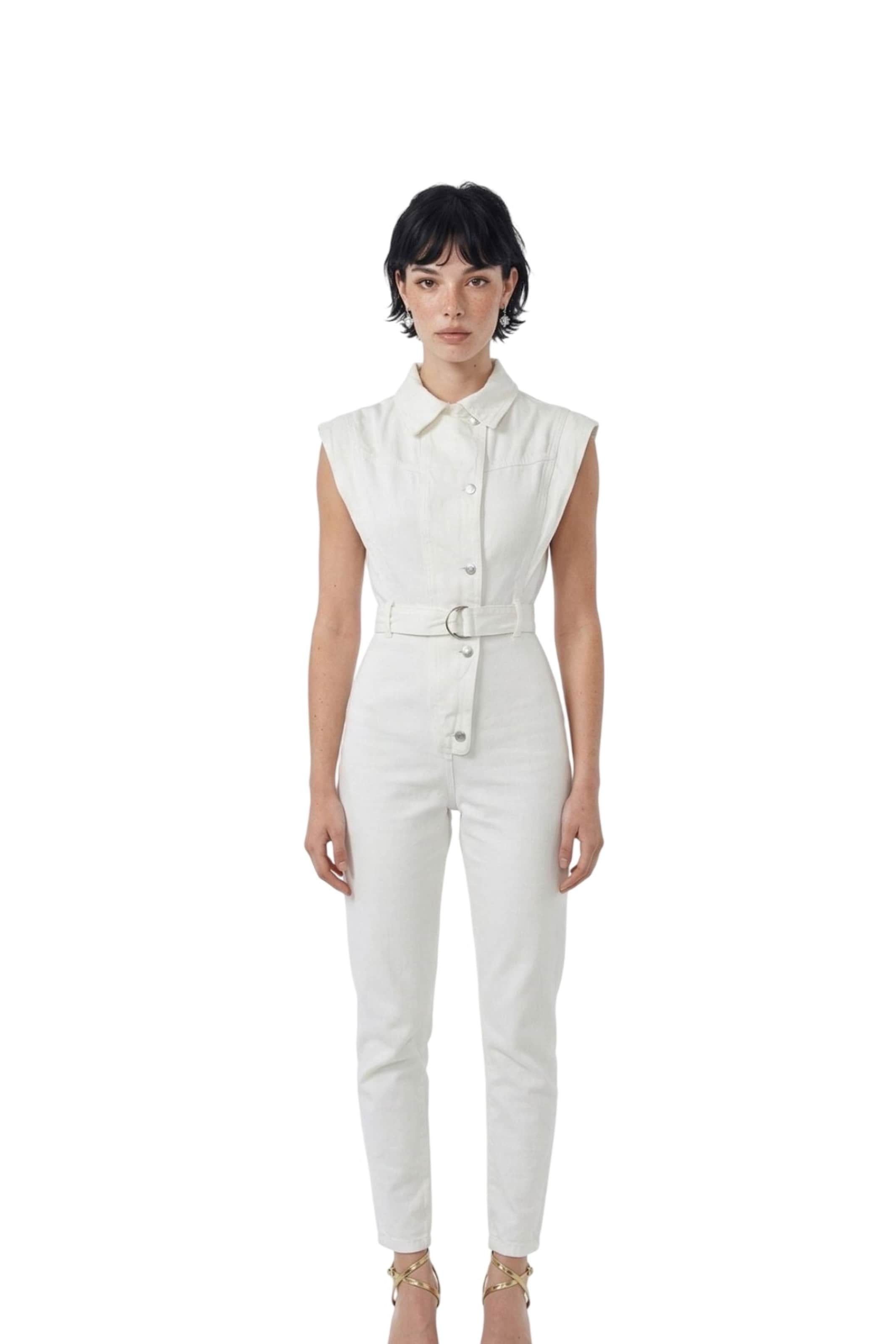 HOLLY LOLLY Jumpsuit in Weiß: Vorderseite