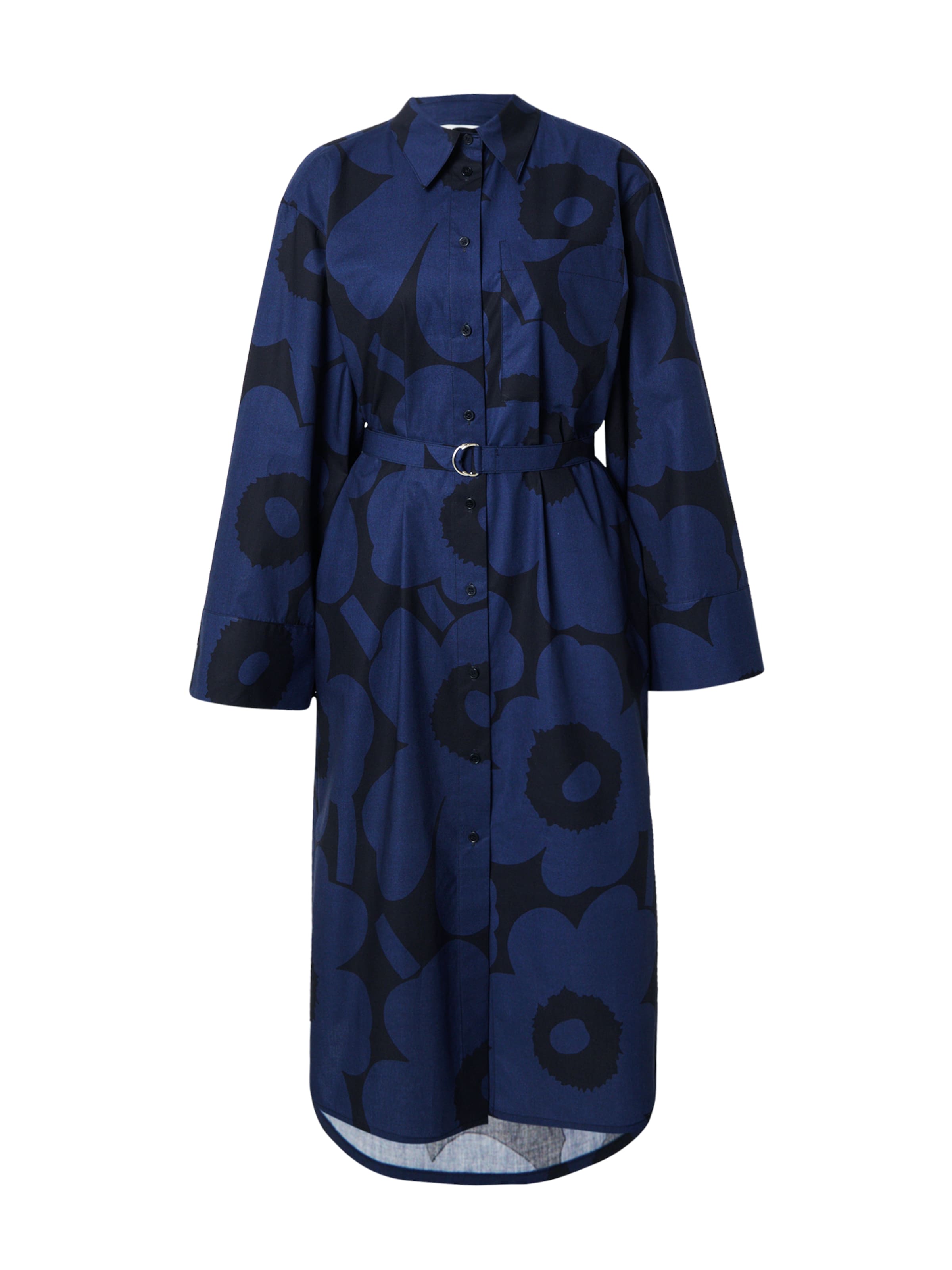 juoda Marimekko Palaidinės tipo suknelė &#x27;JÄLKI&#x27;: priekis