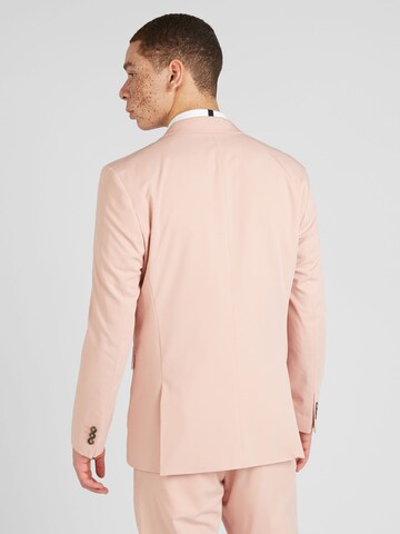 Coupe slim Costume 'Liam' SELECTED HOMME en rose