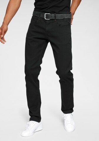 REPLAY Regular Jeans in Schwarz: Vorderseite