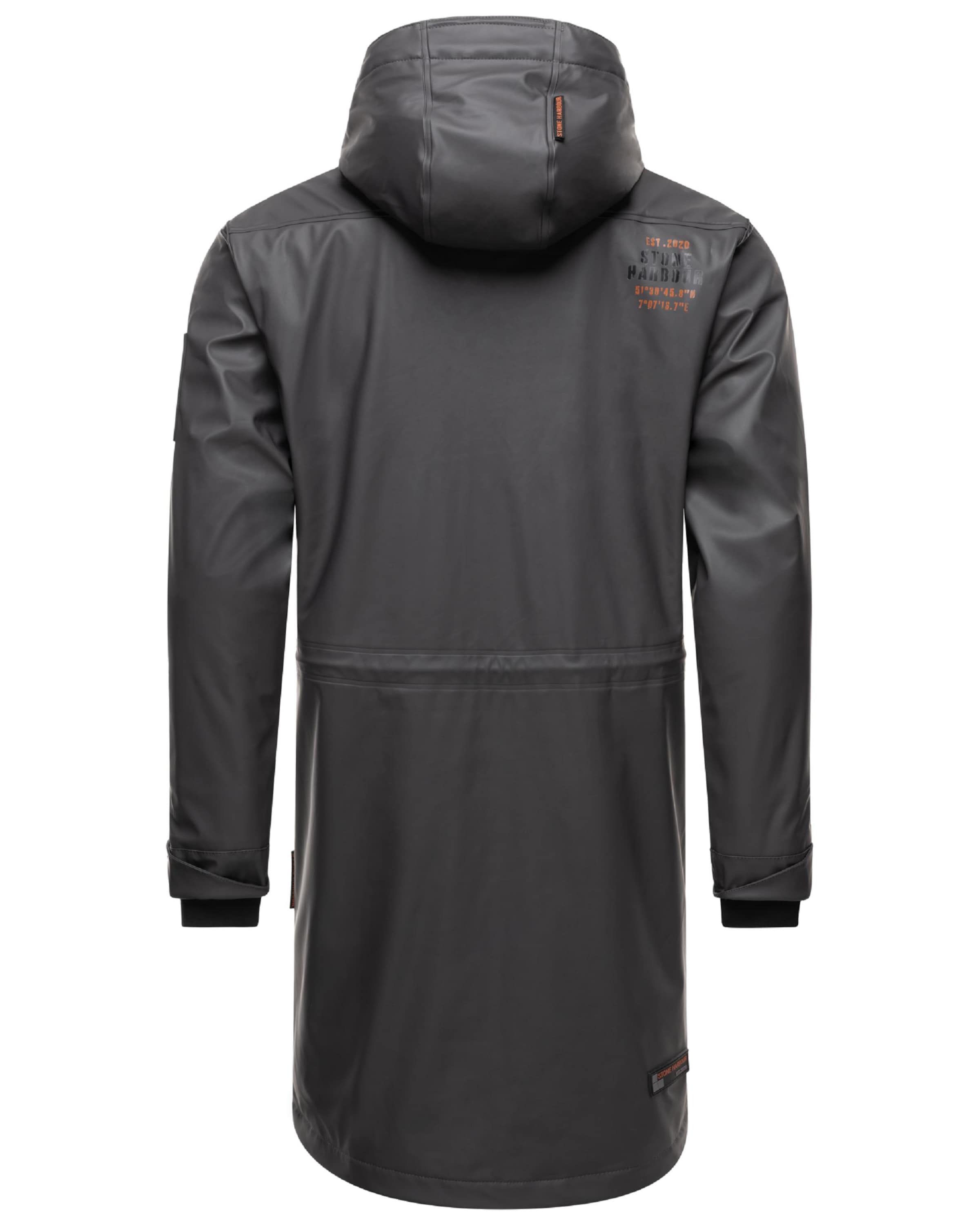 STONE HARBOUR Prechodný kabát 'Verdaan' - Sivá