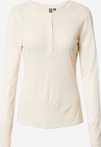 PIECES Shirt 'Karamel' in Wit: voorkant