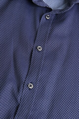 SAND COPENHAGEN Button Up Shirt in L in Blue