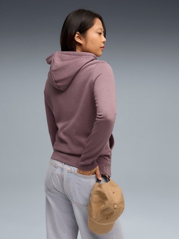 PUMA - Sudadera con cremallera 'Puma Ess No. 1 Logo Hoodie' en lila