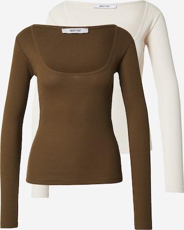 ABOUT YOUMajica 'Liane' - bež boja: prednji dio
