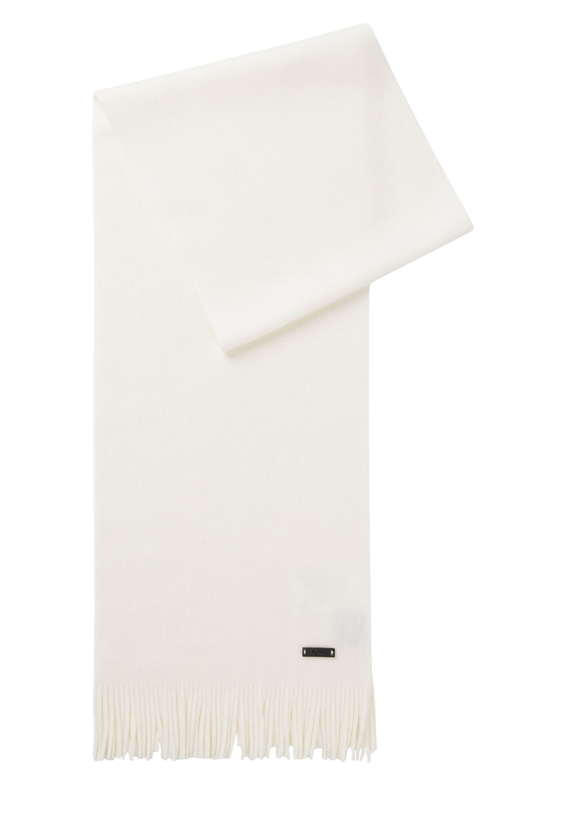BOSS Scarf in White: front