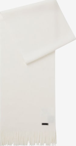 BOSS Scarf in White: front