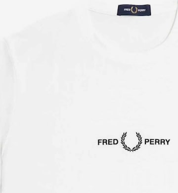 Fred Perry T-Shirt in Weiß: Vorderseite