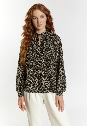 DreiMaster Klassik Blouse in Zwart: voorkant