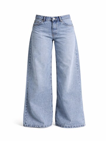 IT'S BASIC Wide leg Jeans 'ELEPHANT LEG LOW RISE JEANS' in Blue: front
