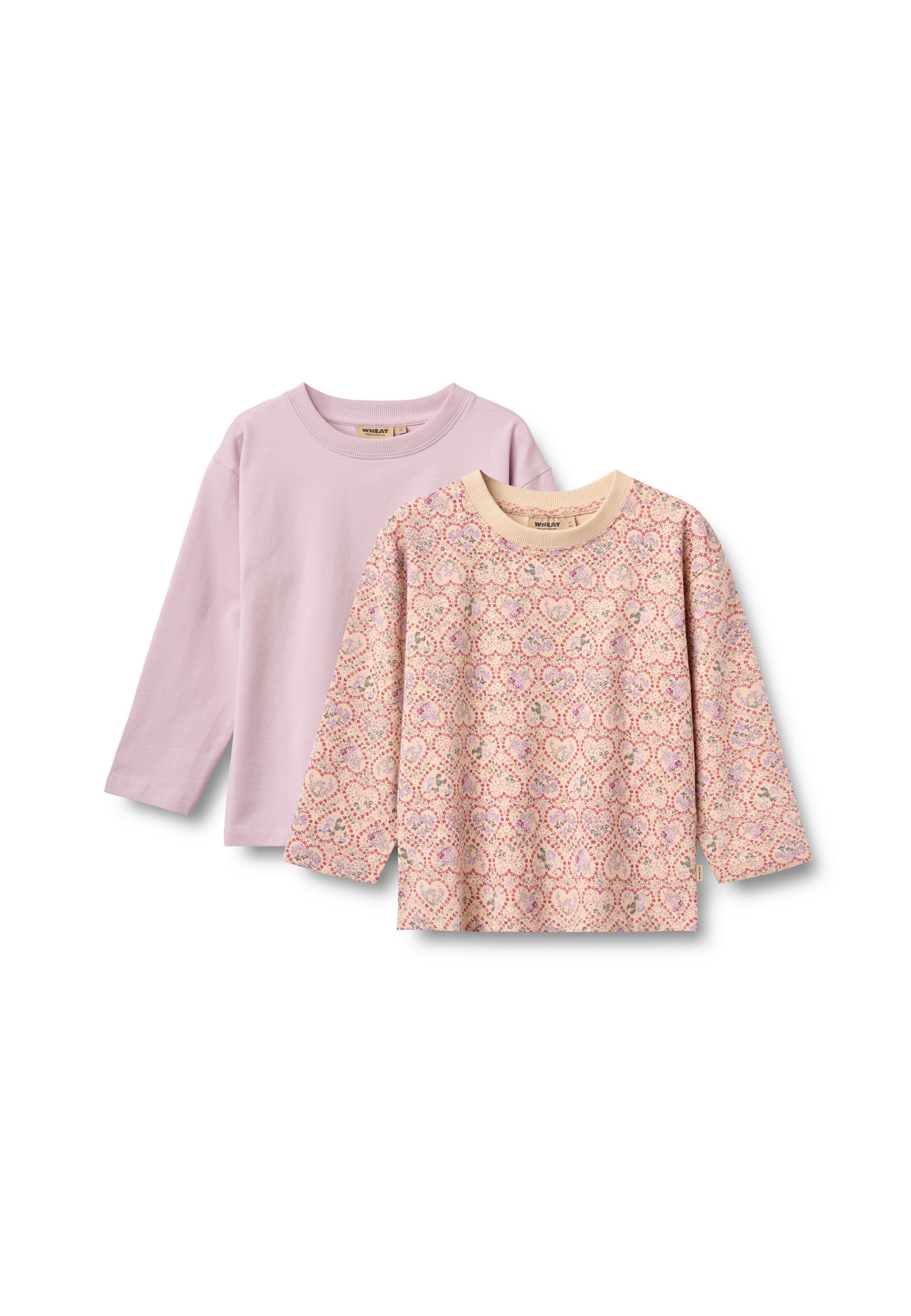 WHEAT Shirt 'Dixie' in Lila: voorkant
