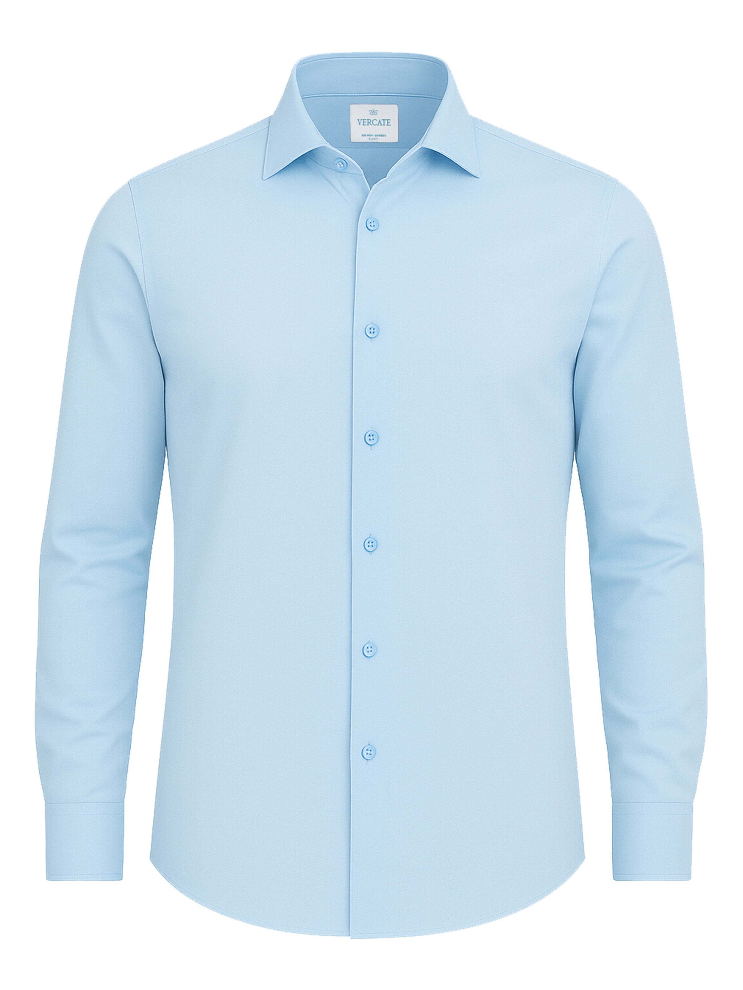 Vercate Slim fit Zakelijk overhemd 'No. 26' in Blauw: voorkant