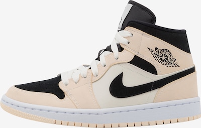 Jordan Korkeavartiset tennarit 'Air Jordan 1' värissä pastellioranssi / musta, Tuotenäkymä