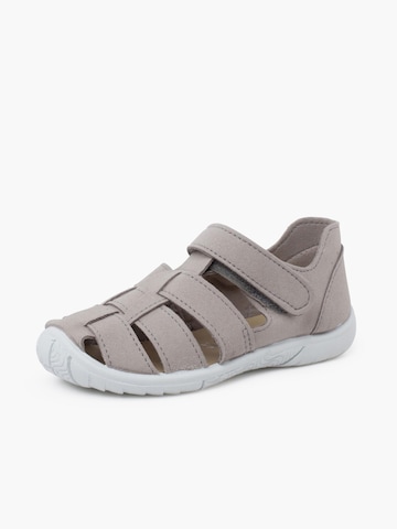 Pisamonas First-Step Shoes in Grey: front