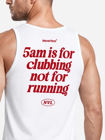 Neverless Shirt 'For Clubbing' in White
