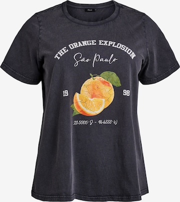 pilka Zizzi Marškinėliai 'Mally': priekis