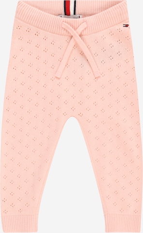 TOMMY HILFIGER Zúžený Kalhoty – pink: přední strana