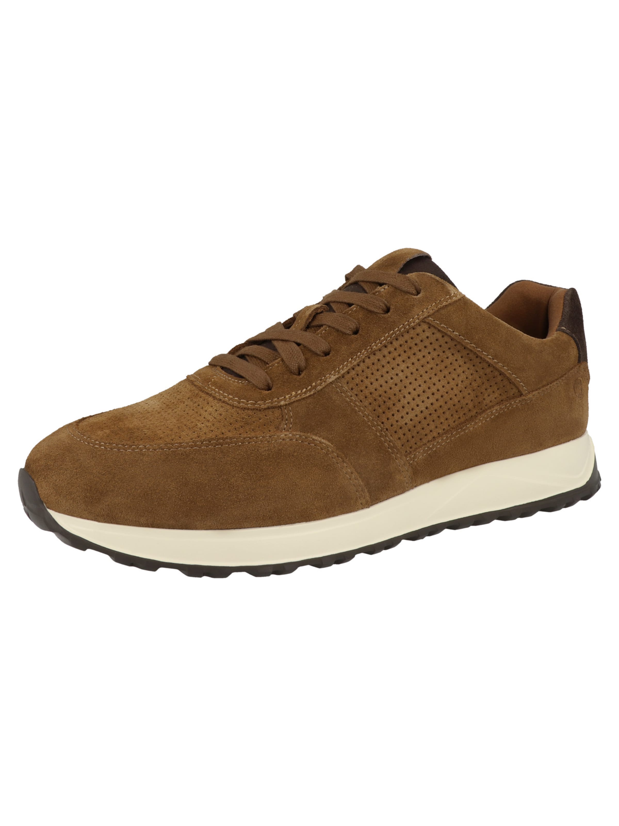 CLARKS - Sapatilhas baixas 'Radwell' em castanho: frente